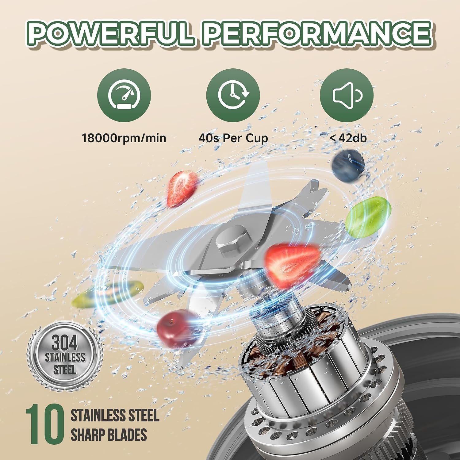 Portable Blender, 27oz Personal Blender with 70W Motor & Smart Lock - Image 7