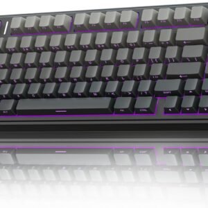 AULA F75 Pro Wireless Mechanical Keyboard,75% Hot Swappable Custom Keyboard with Knob,RGB Backlit,Pre-lubed Reaper Switches,Side Printed PBT Keycaps,2.4GHz/USB-C/BT5.0 Mechanical Gaming Keyboards AULA F75 Pro Wireless Mechanical Keyboard,75% Hot Swappable Custom Keyboard with Knob,RGB Backlit,Pre-lubed Reaper Switches,Side Printed PBT Keycaps,2.4GHz/USB-C/BT5.0 Mechanical Gaming Keyboards